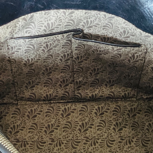 HOBO Leather Over-the-Shoulder Satchel Handbag - Picture 11 of 12